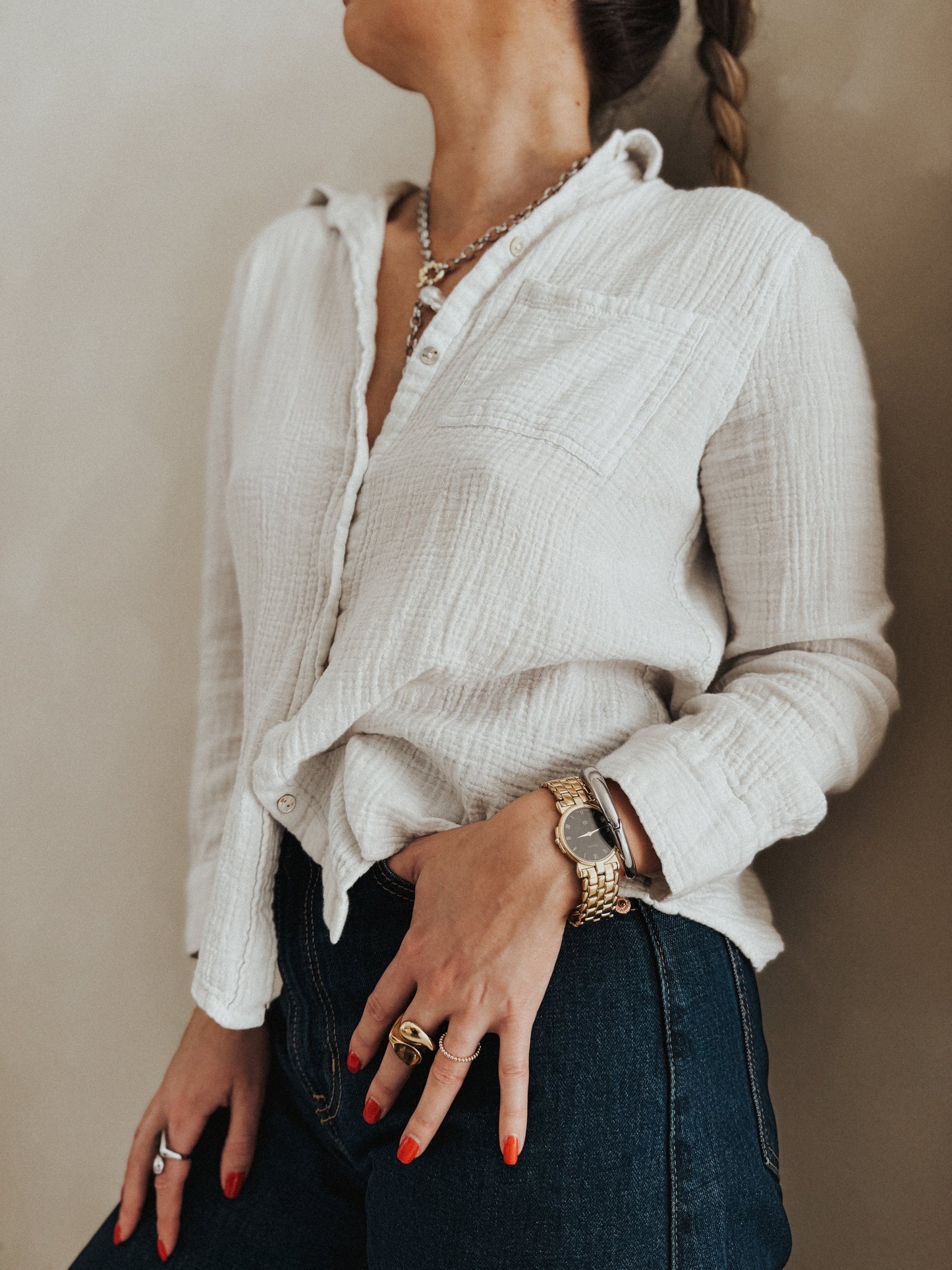 Gold Filled / Sterling Silver Stretch Ring