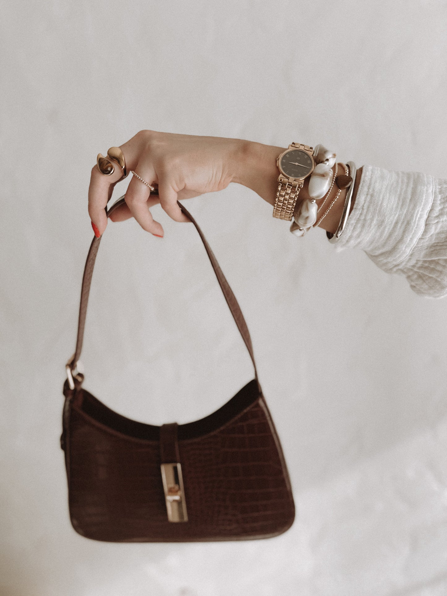Gold Filled Dainty Stretch Bracelet
