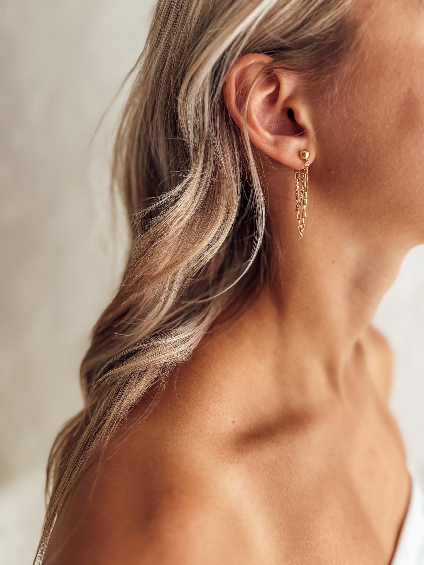 The Beverly Chain Earrings