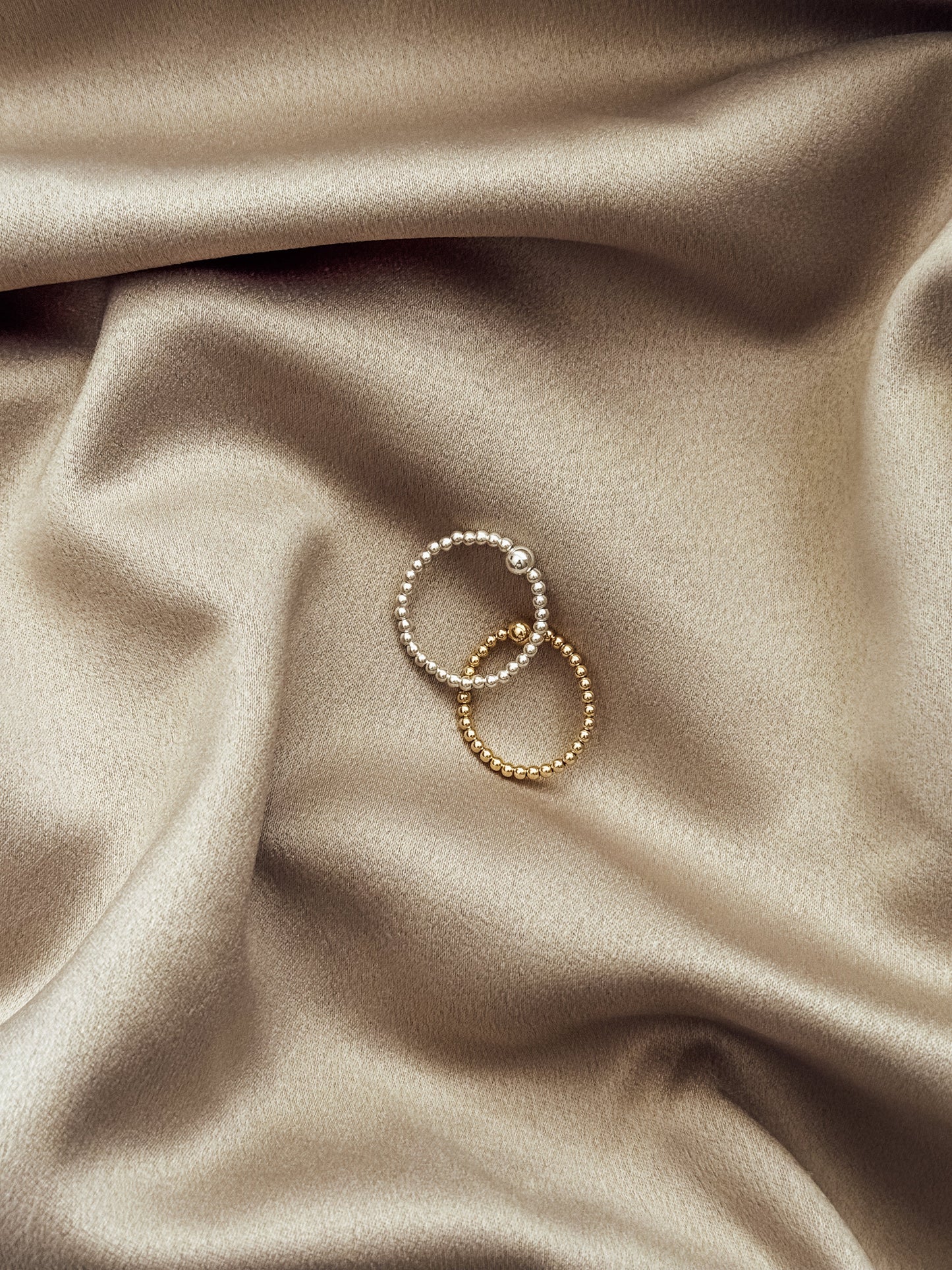 Gold Filled / Sterling Silver Stretch Ring