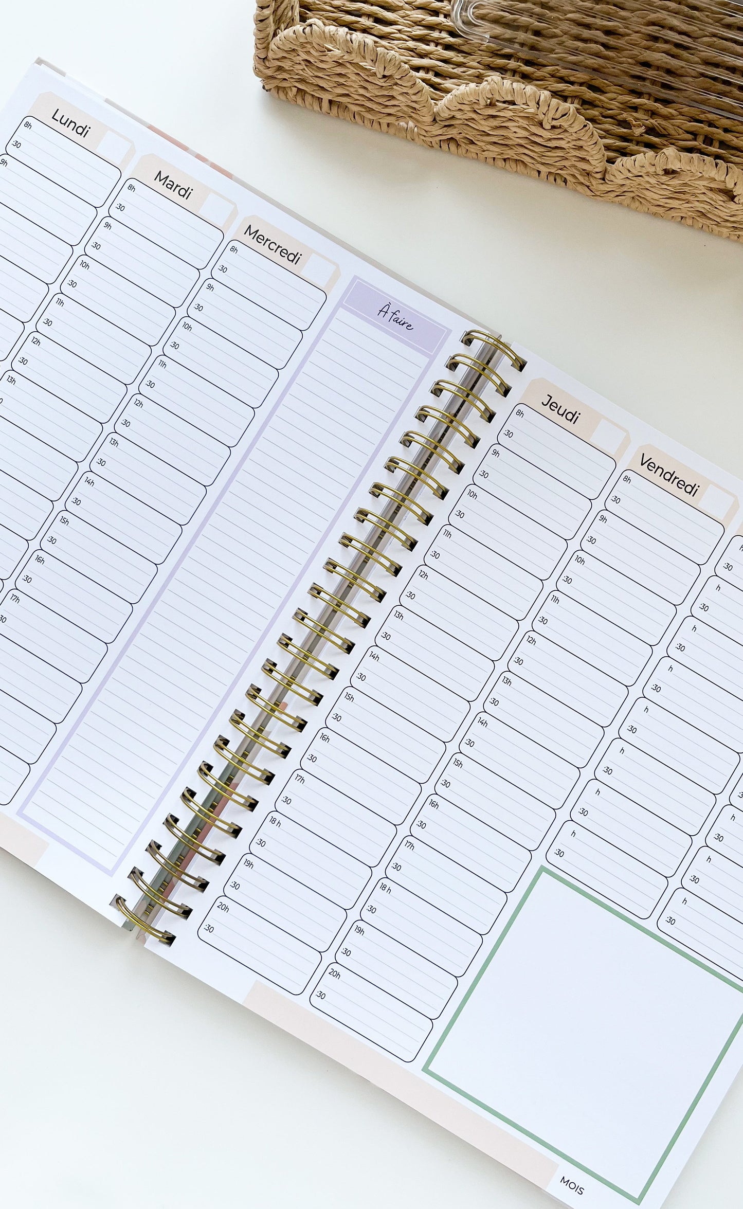 Agenda perpétuel smiley (non-daté)