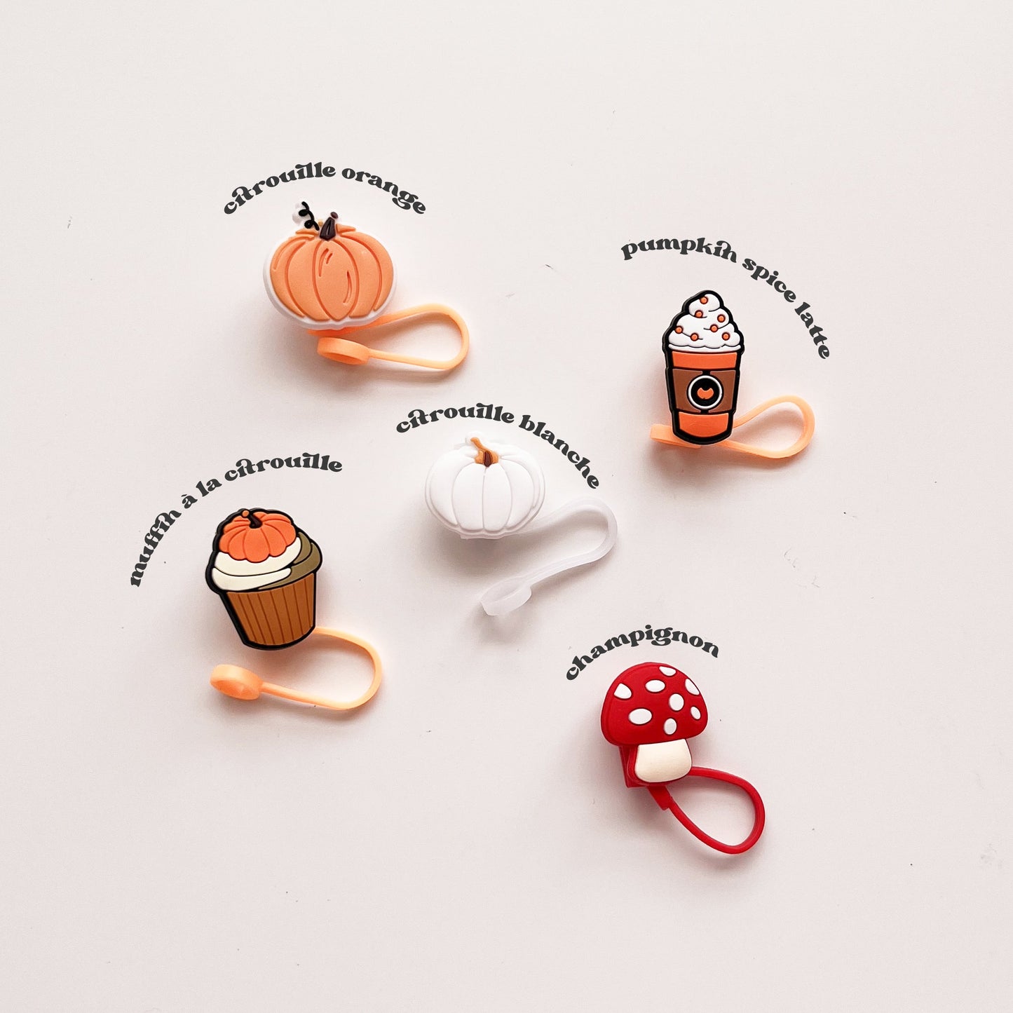 Couvercle pour paille - automne