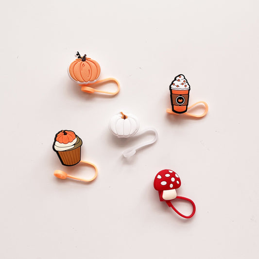 Couvercle pour paille - automne