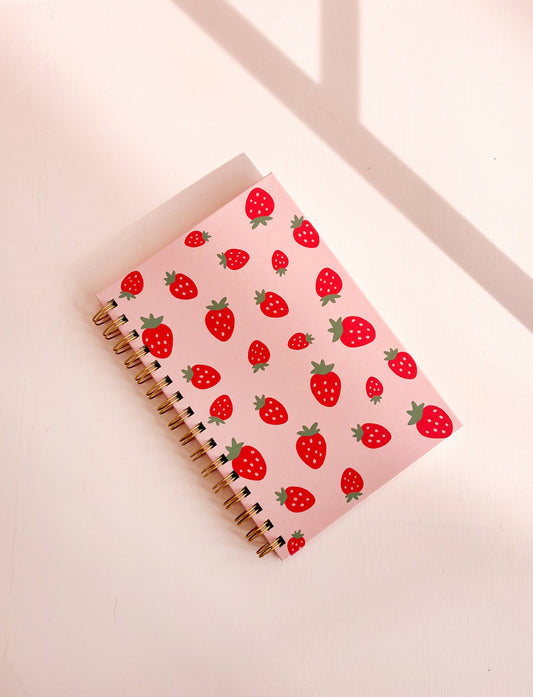 Cahier de notes "Fraises"