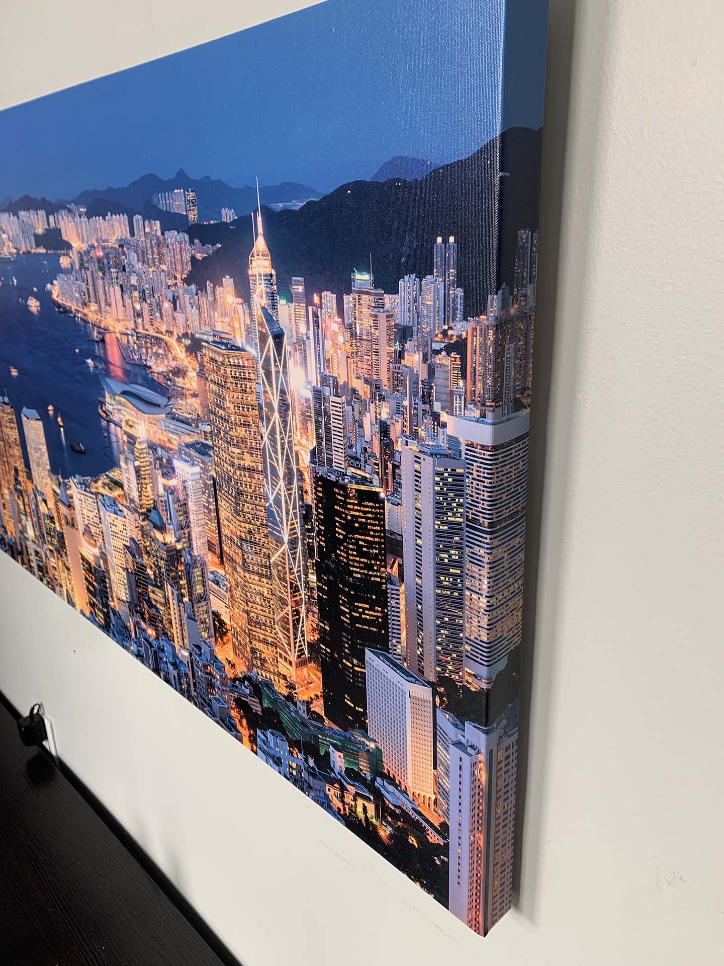 Canvas Print-Hong Kong-Skyline-Wall Art