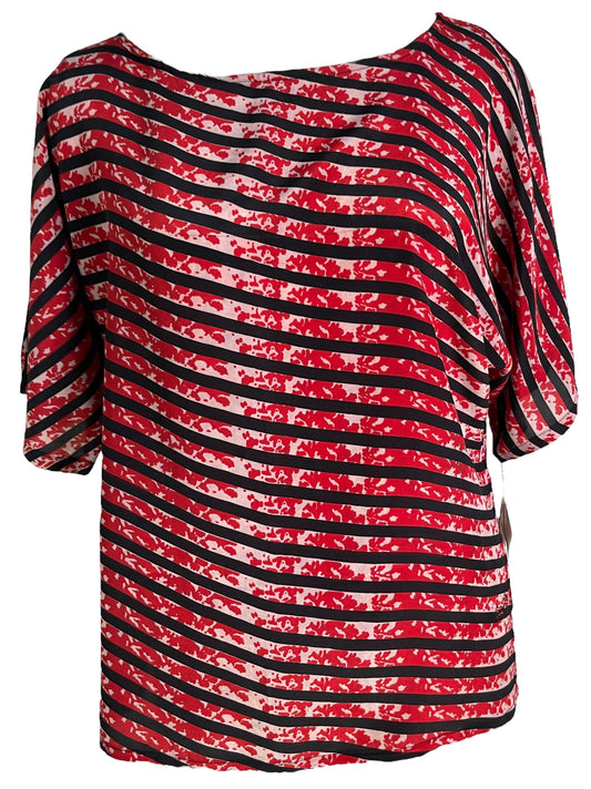 PRC6499 Avatar Pure Silk Side Slit Top