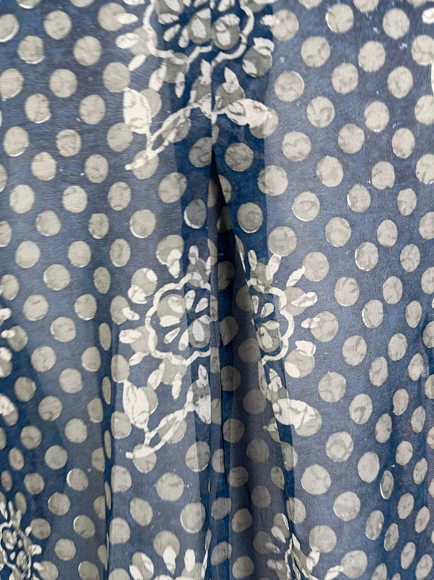 PRG6026 Sheer Avatar Pure Silk Self Pocket Tunic Dress