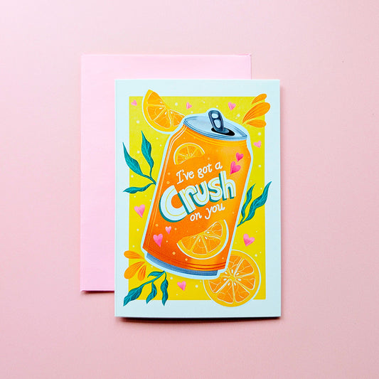 I've Got A Crush on You | Mini Greeting Card