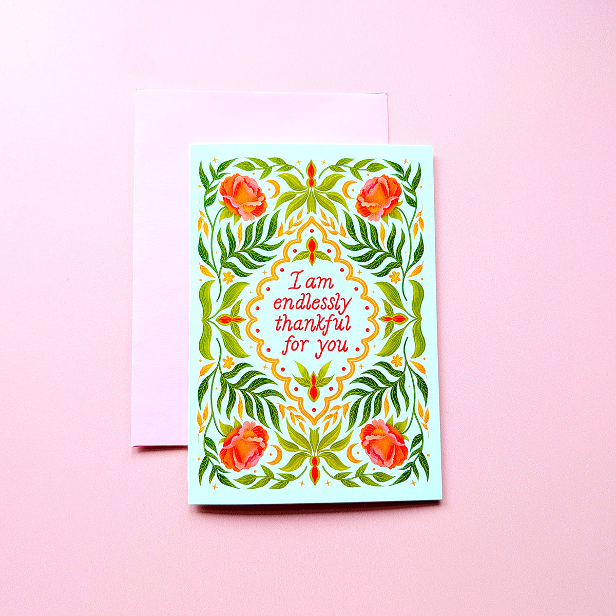 I am Endlessly Thankful for You | Mini Greeting Card