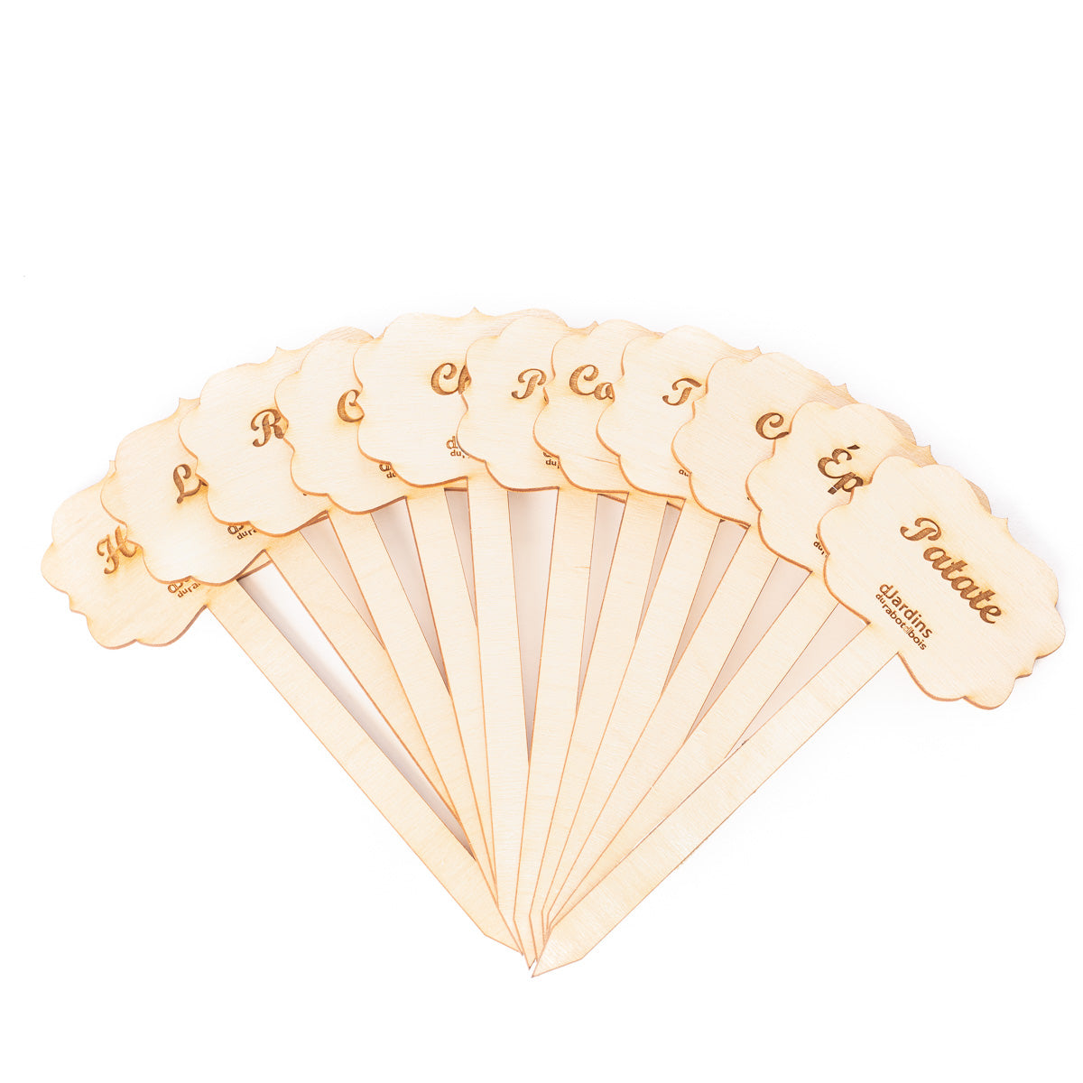 Identificateurs pour plants de légumes ou fines herbes