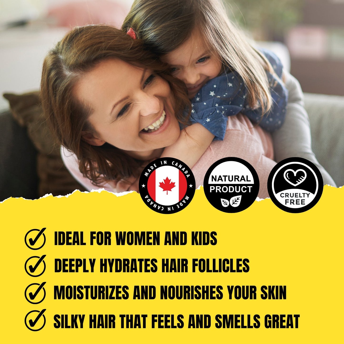 My Lil Cupcake Hair Oil (30ml) – Moisturizing Vanilla Cupcake Scent | Nourishing & Shine-Enhancing Oil