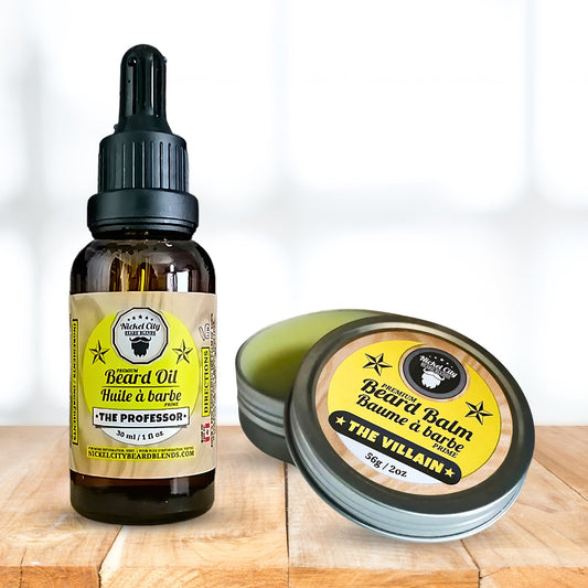 Duality “Yin-Yang” Beard Bundle – Professor x Villain (2-Pack: Oil + Balm) | Balance of Order & Chaos