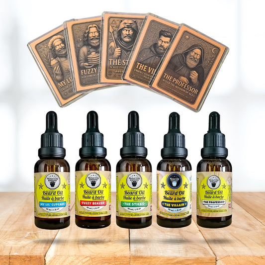 SoulSeries Collector’s Bundle | 5 Beard Oils + 5 Gold Foil Collector Cards (Limited Edition Set)