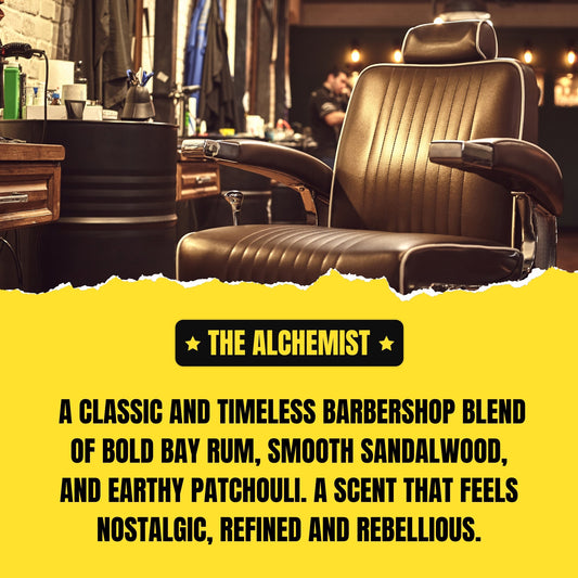 The Alchemist Beard Oil (30ml) – Bay Rum, Sandalwood & Patchouli | Classic Barbershop Scent | Premium Conditioning Beard Oil | Toronto's Celebrity Barber Dr. Fade Collaboration