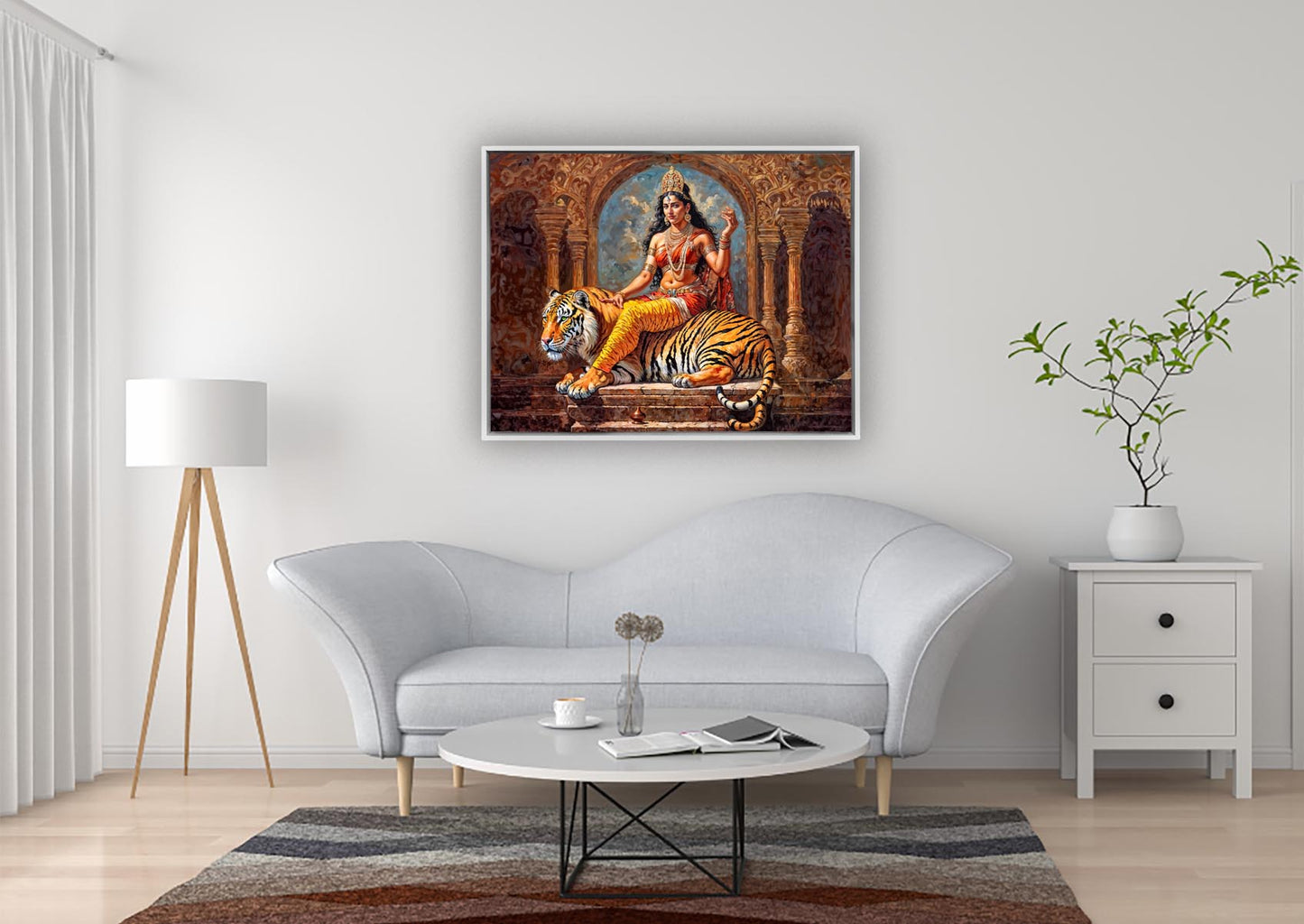 Wall Art -Parvati Canvas Print -Indian Art