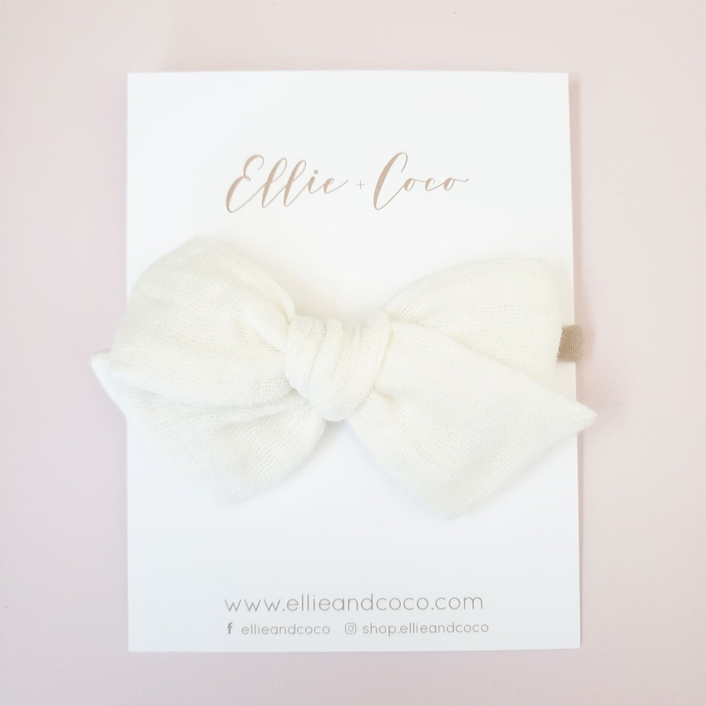 Gauze Bow | Ivory