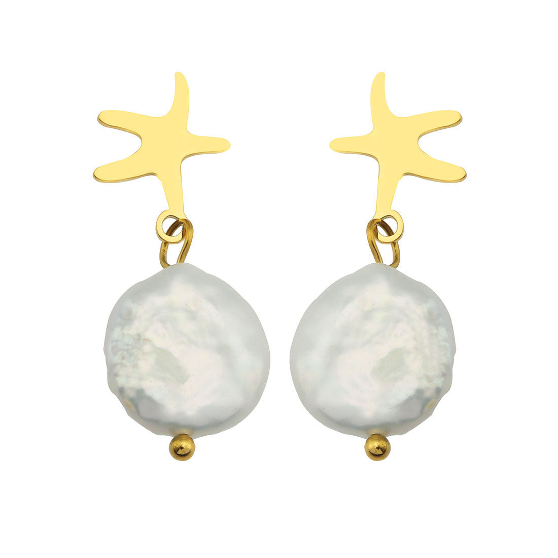 JAUZA Natural Freshwater Pearl Earrings