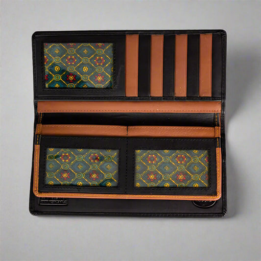 JBG International Men's Breast Pocket Leather Wallet