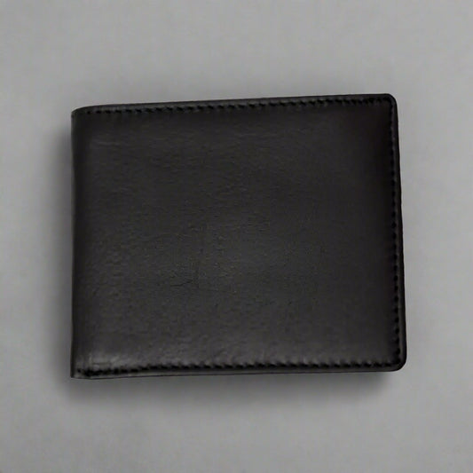 JBG International Men's Card Flip Up Bifold Leather RFID Wallet
