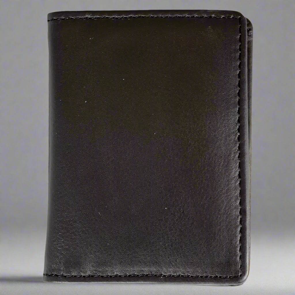 JBG International Men's Flip Up Bifold Leather Wallet