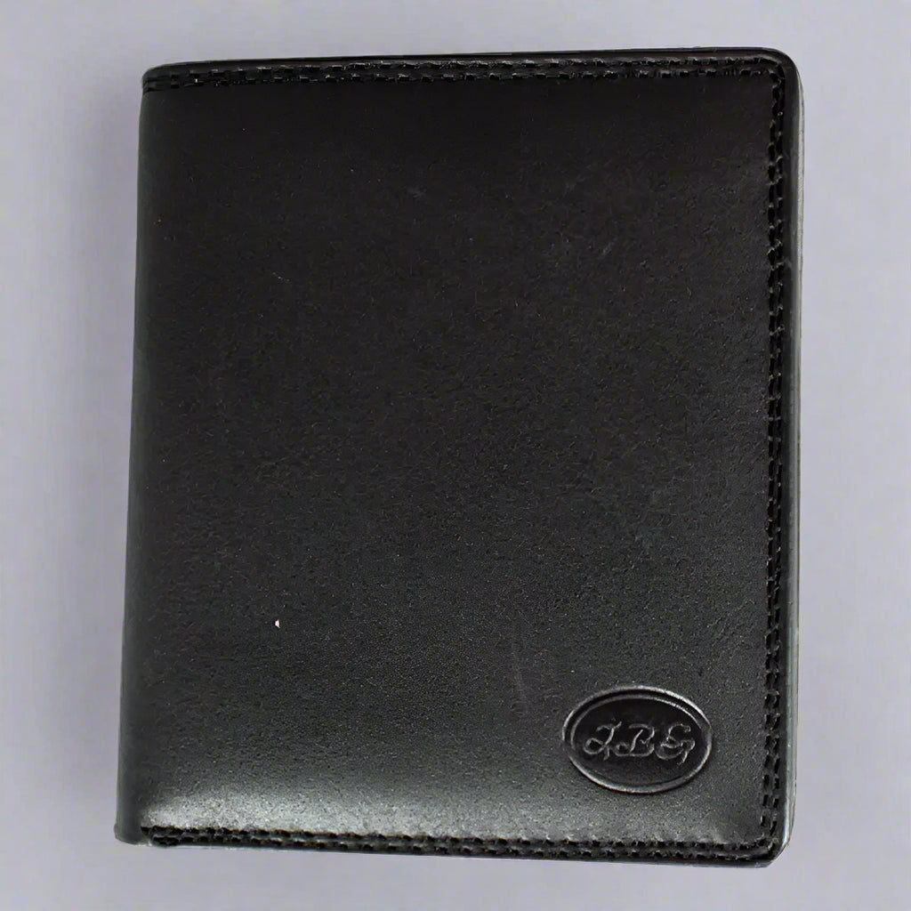 JBG International Men's Flip Up Wing Bifold Leather Wallet