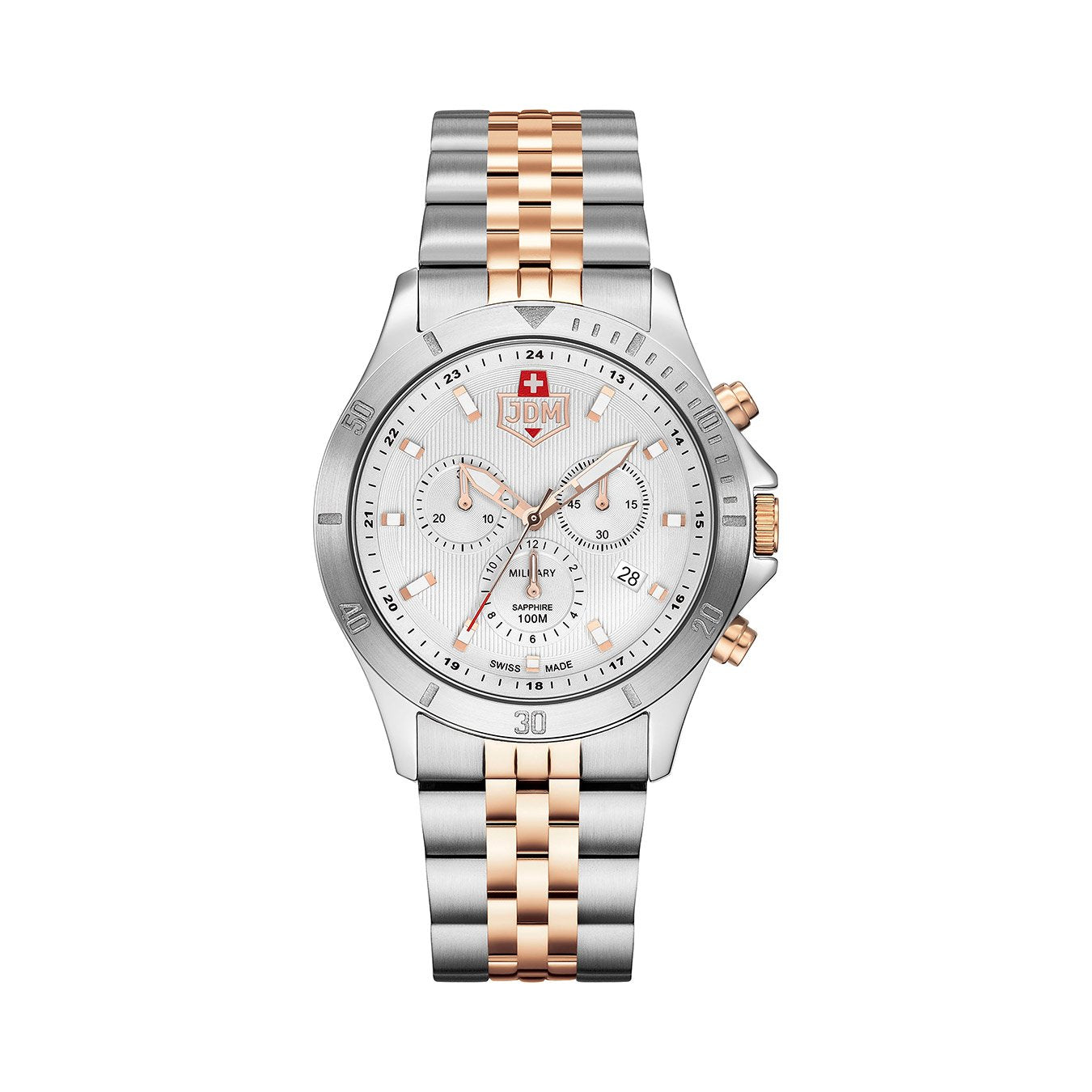 JDM Military Delta Chrono 42mm Swiss Made Chronograph Men’s Watch