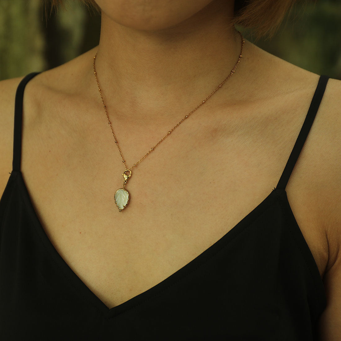 AVERY Charm Necklace Gold