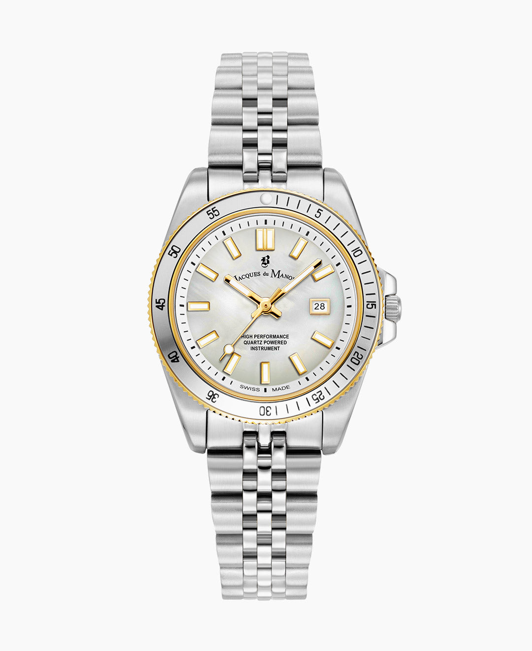 Jacques Du Manoir Inspiration Active 33mm White Dial Ladies Watch