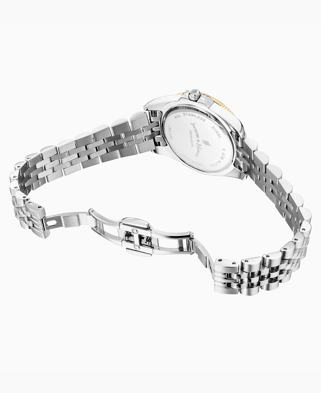 Jacques Du Manoir Inspiration Active 33mm White Dial Ladies Watch