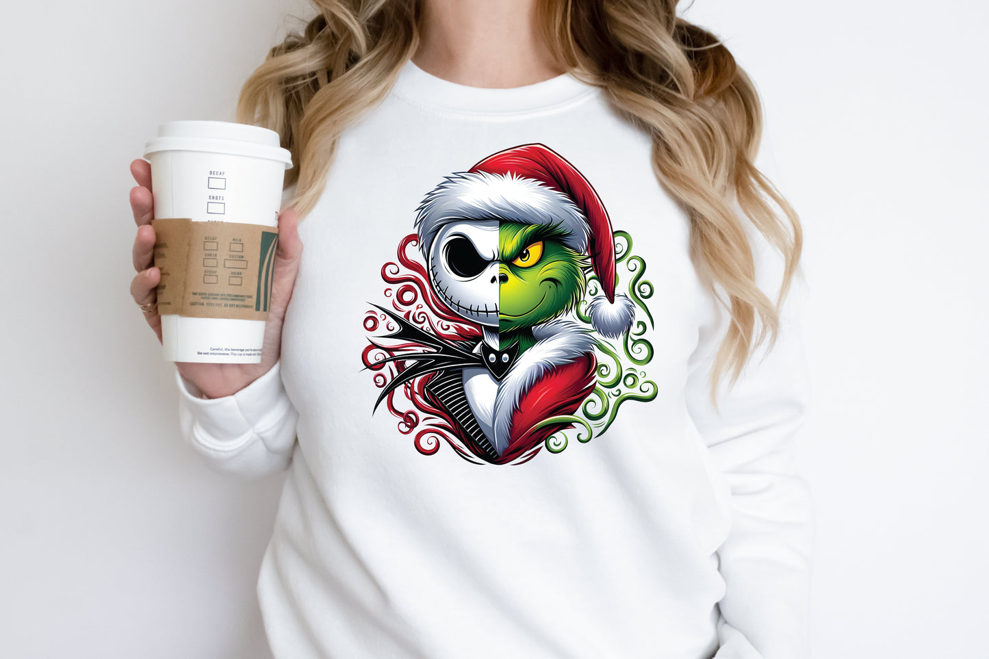 Sweatshirt Or T-Shirt Or Hoodie  Christmas Jack Grinchy