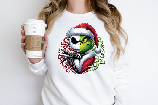 Sweatshirt Or T-Shirt Or Hoodie  Christmas Jack Grinchy