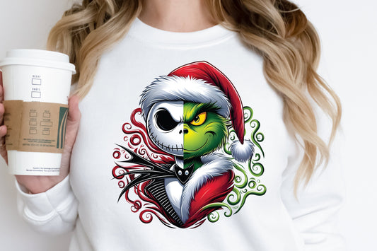 Sweatshirt Or T-Shirt Or Hoodie  Christmas Jack Grinchy