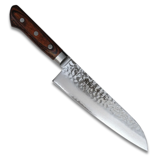 KASUMI 180- Damascus VG10 Santoku Knife 180mm-MB