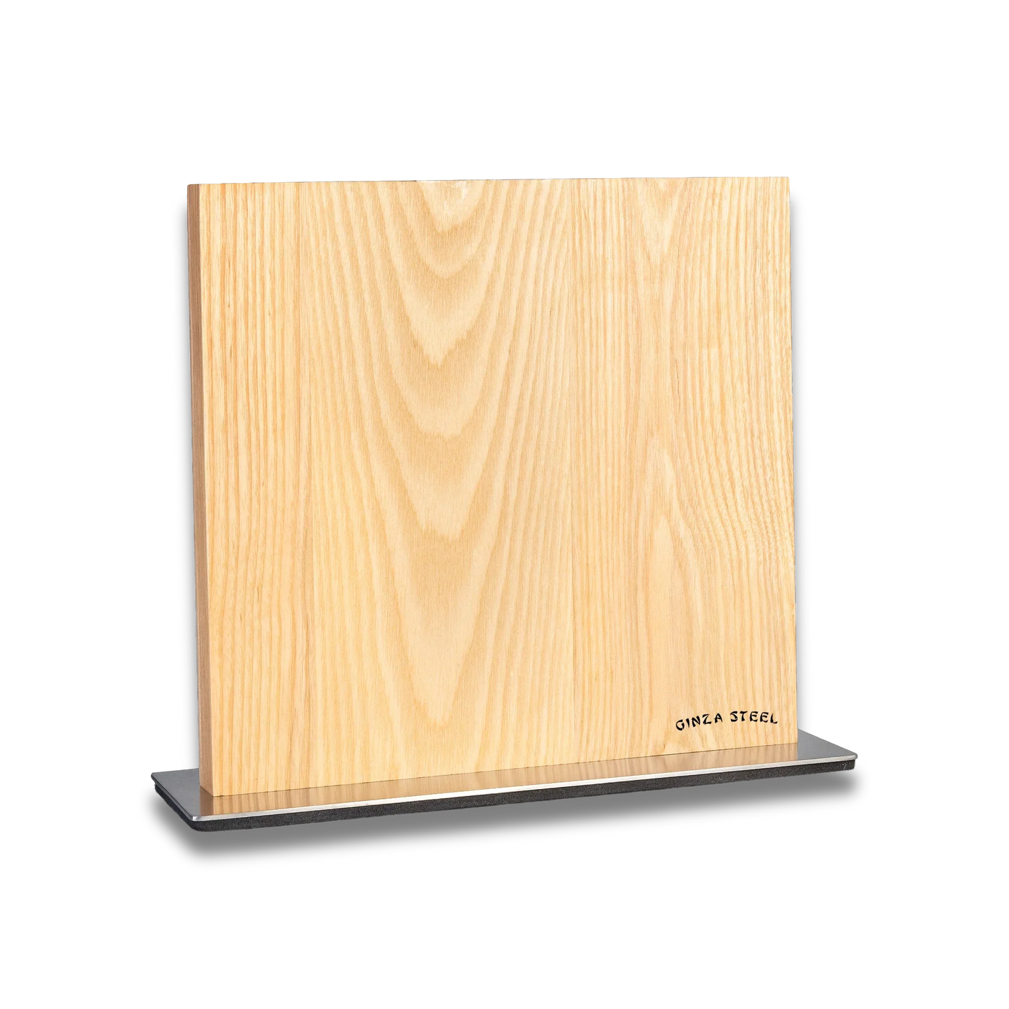 Ginza Steel Magnetic Wood Knife Block | Stylish & Functional
