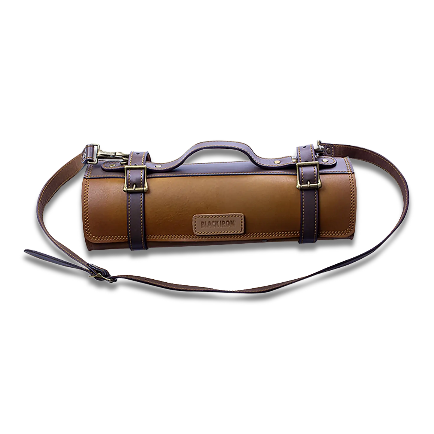 Ginza Steel Vagabond Knife Roll – Full Grain Leather Chef’s Bag