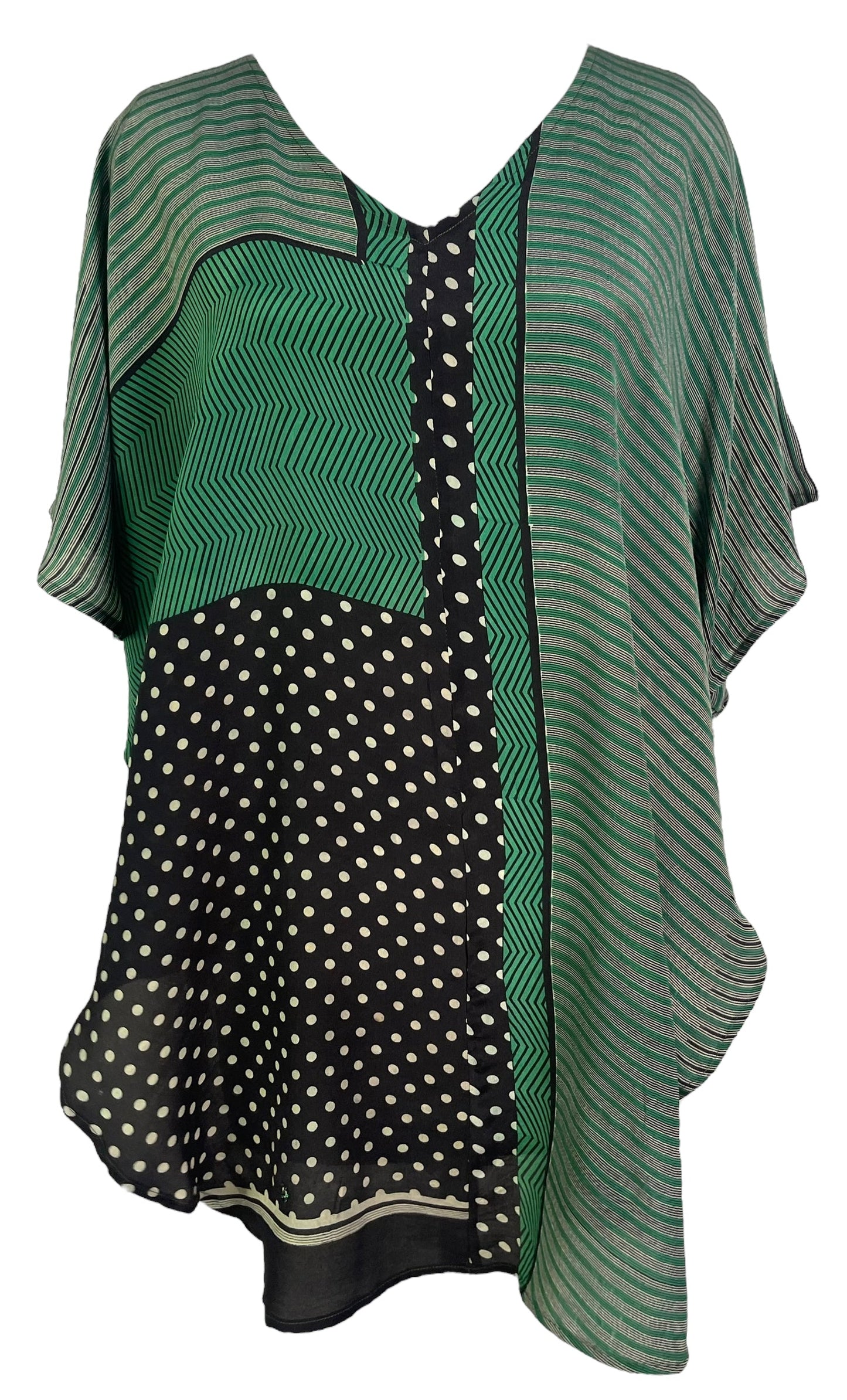 PRC6498 Avatar Pure Silk Waterfall Top