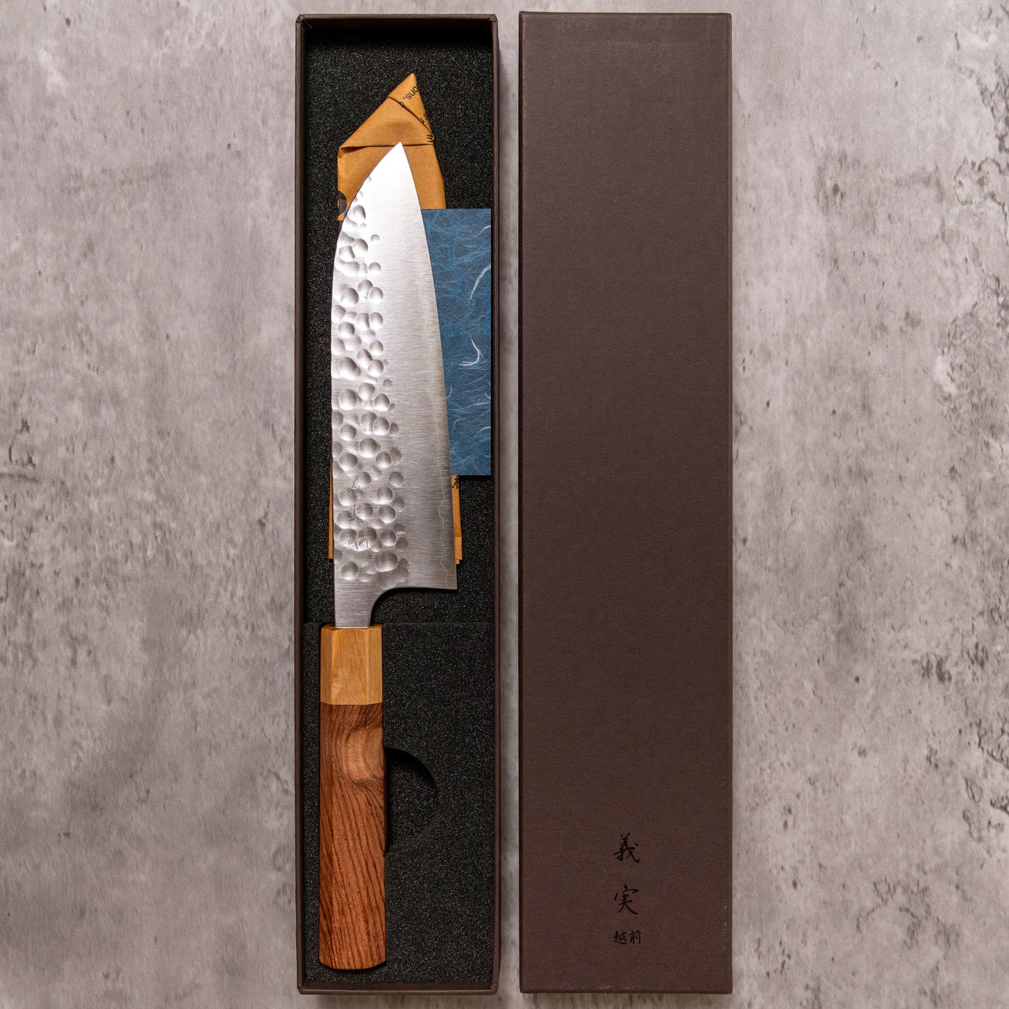 Yoshimi Kato Ginsan Santoku 170 mm
