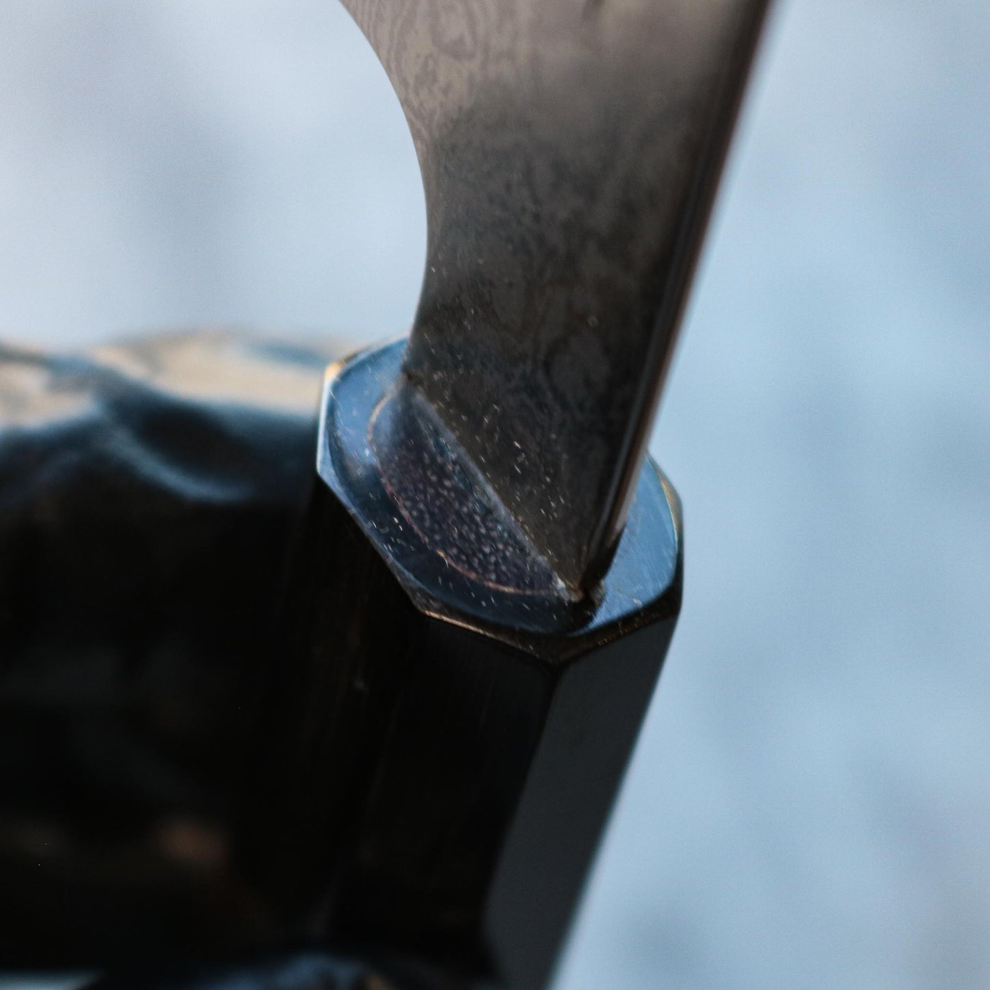 Kenshiro Hatono Ginsan Damascus Petty 135 mm Rosewood