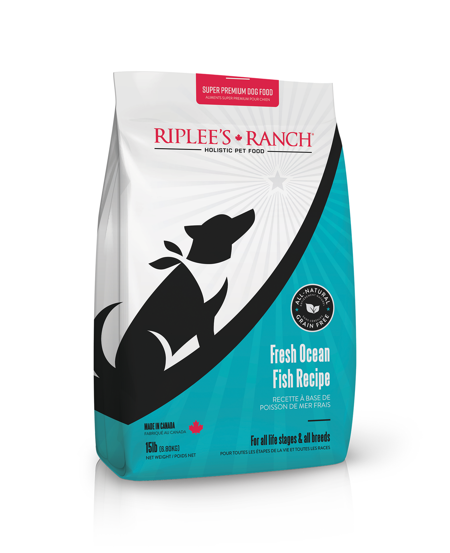 Fresh Ocean Fish Dog Food - 15lb Bag