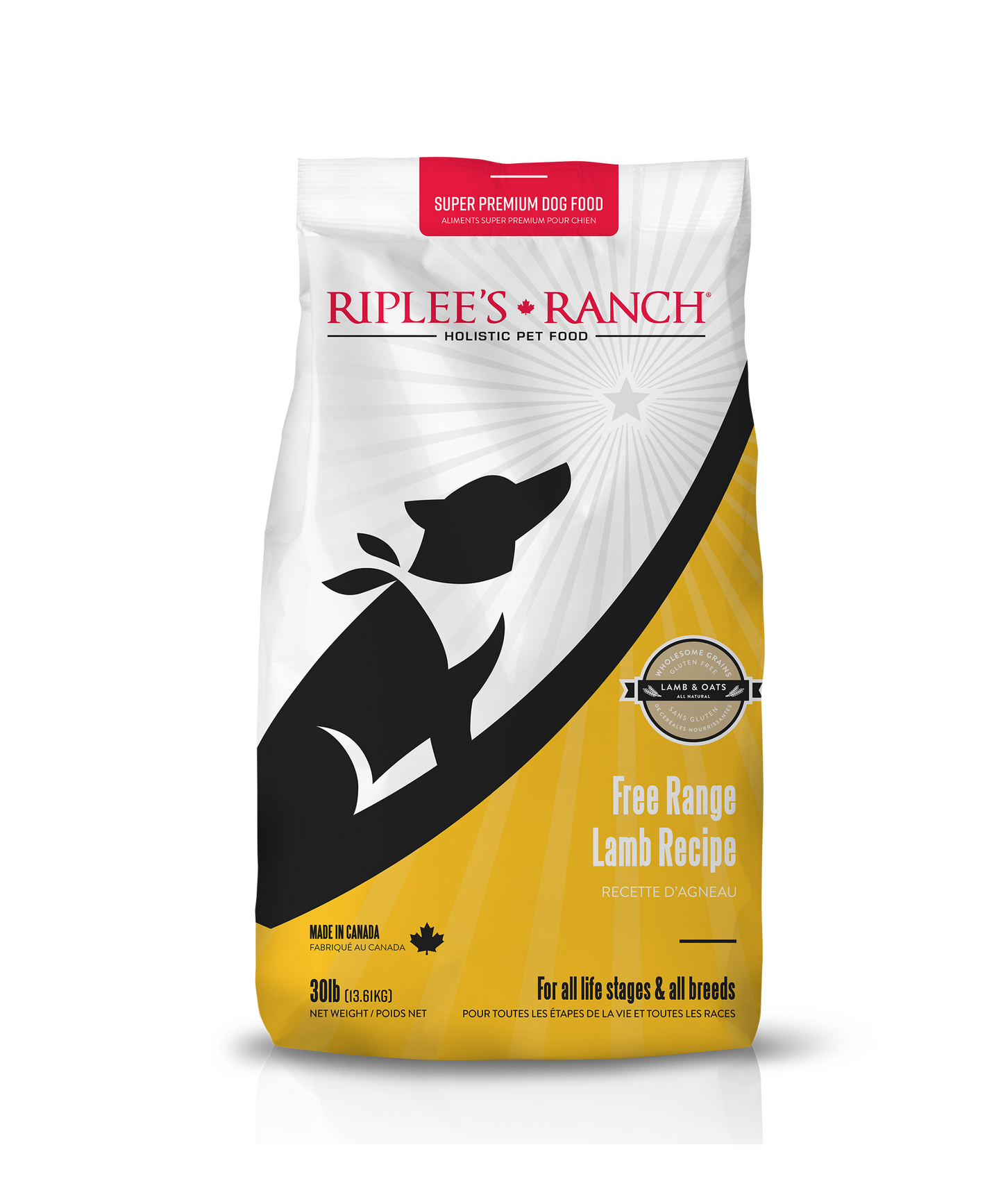Lamb & Oats Dog Food - 30lb Bag