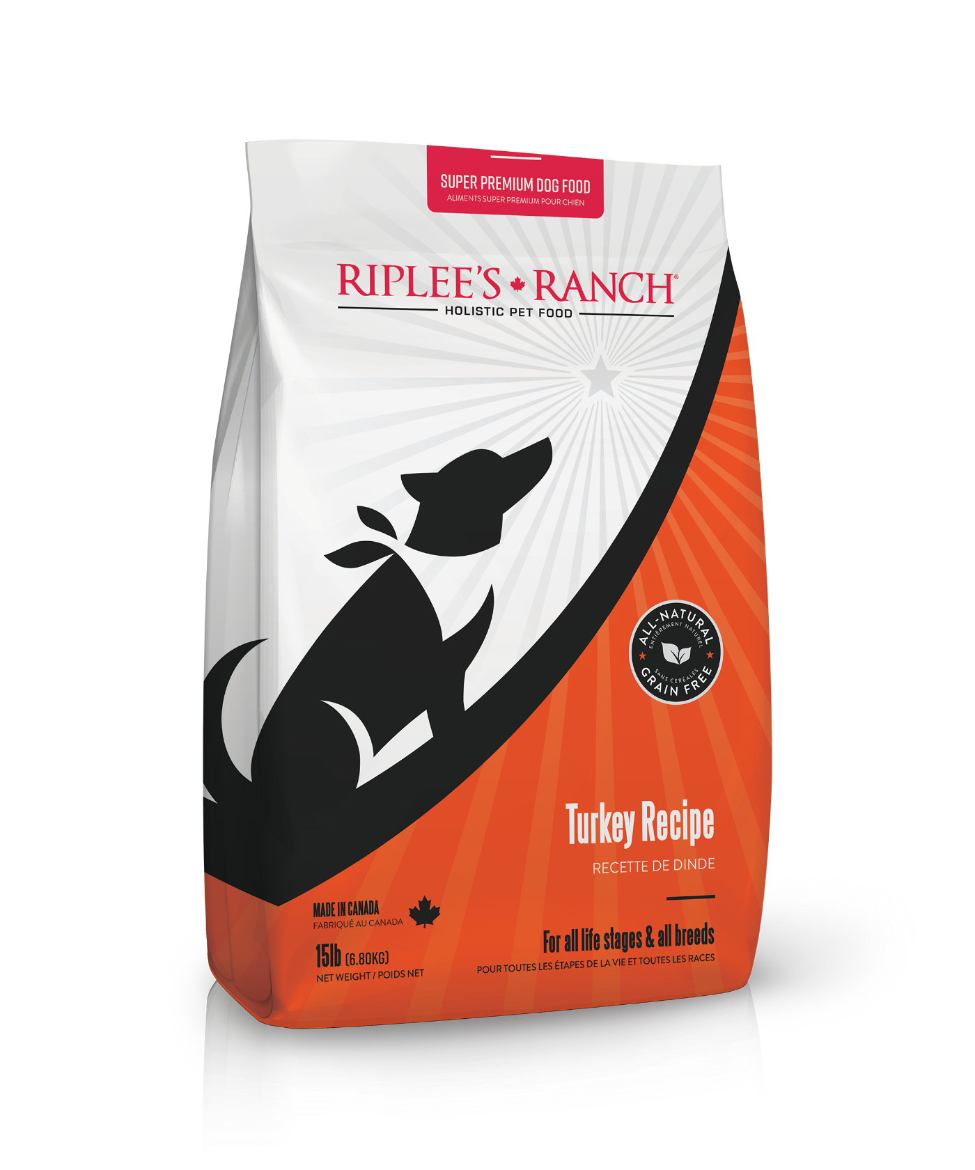 Turkey Recipe Dog Food - 15lb Bag