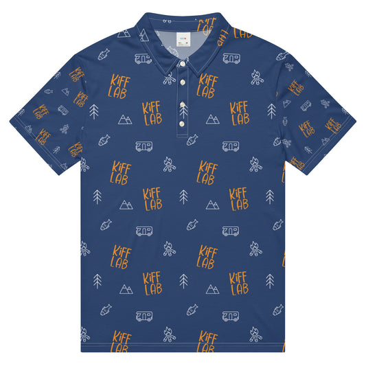 KiffLab Slim Fit Funky Golf Polo