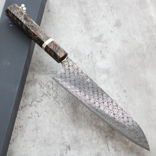 Nigara Hamono Damascus Anmon Gyuto 195 mm
