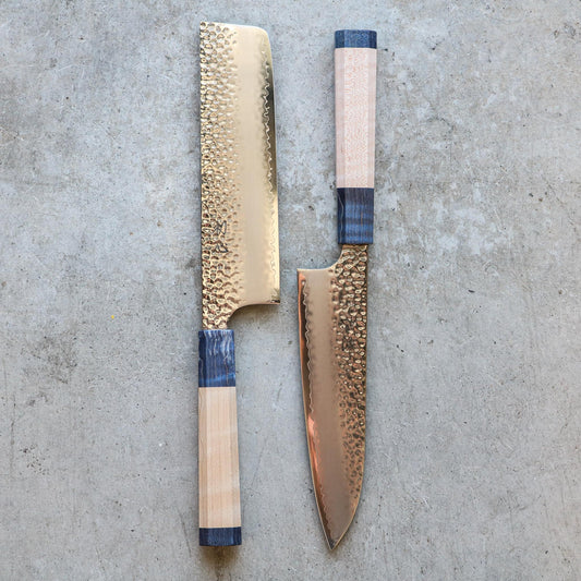 Hayabusa VG-10 Nakiri +Santoku Combo