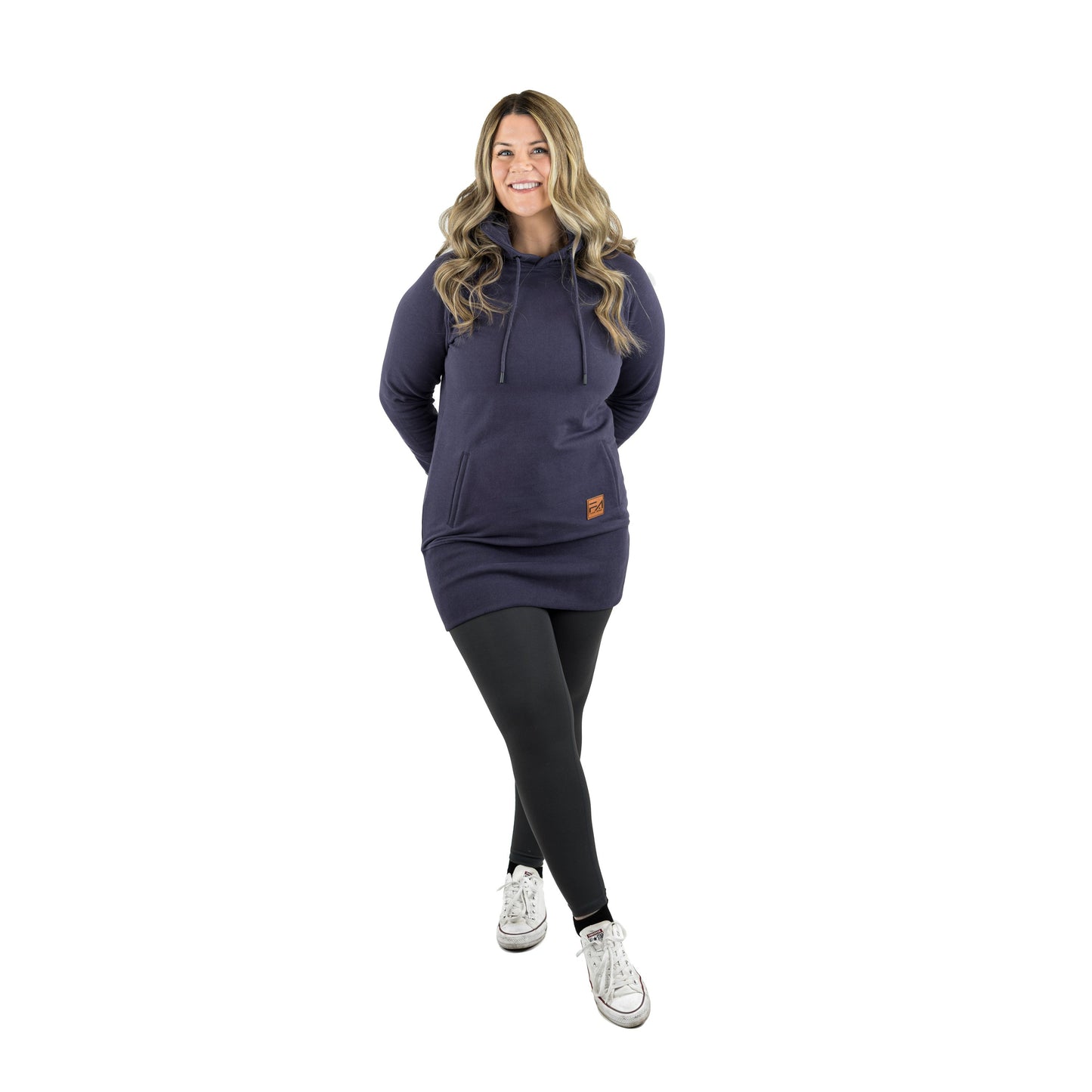 Kora Long Hoodie Deep Purple