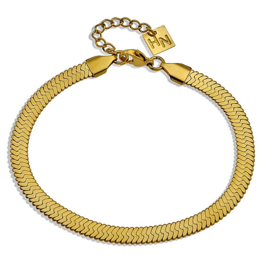 LAILA Snake Skin Textured Bracelet