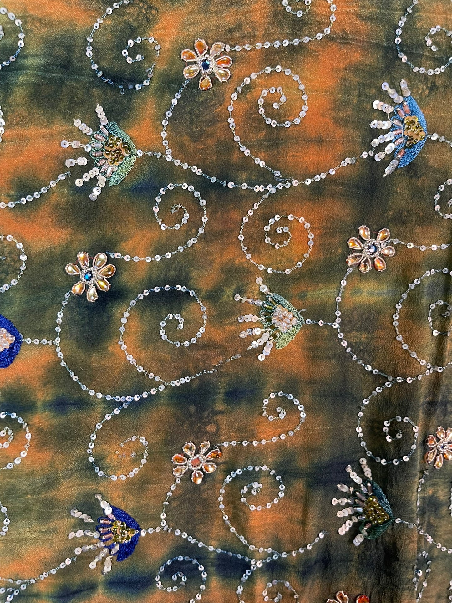 PRC6394 Avatar Pure Silk Maxi Kaftan