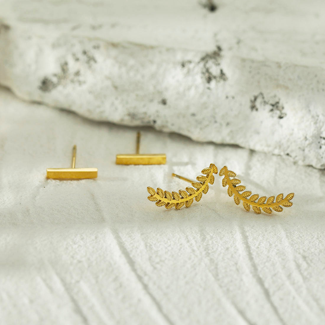 LAUREL 2-Pair Stud Earrings Set