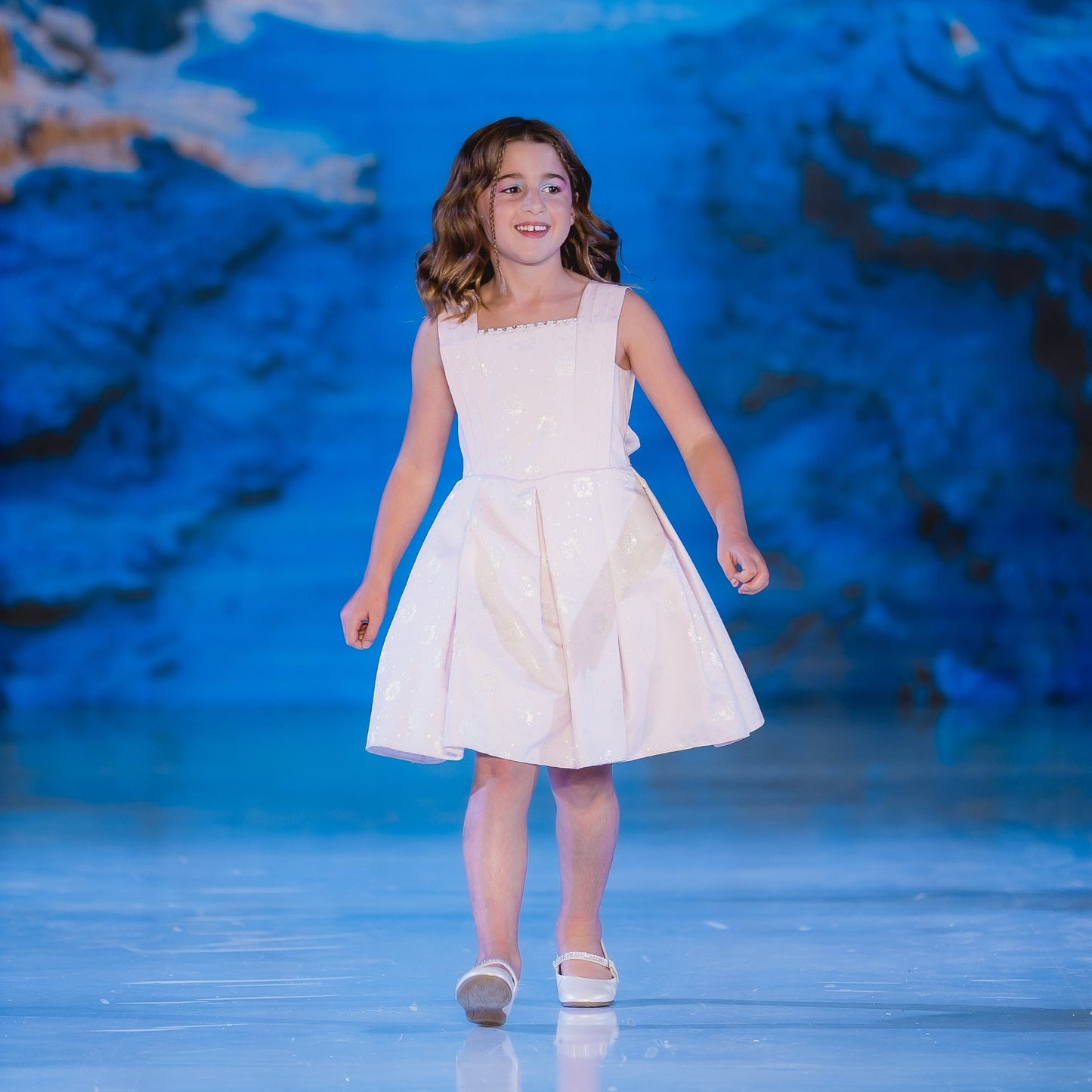 Pink Stardust Girls Formal Dress