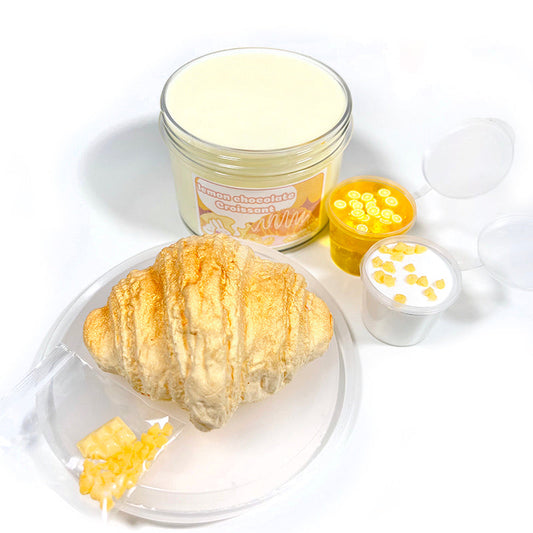 Lemon chocolate croissant